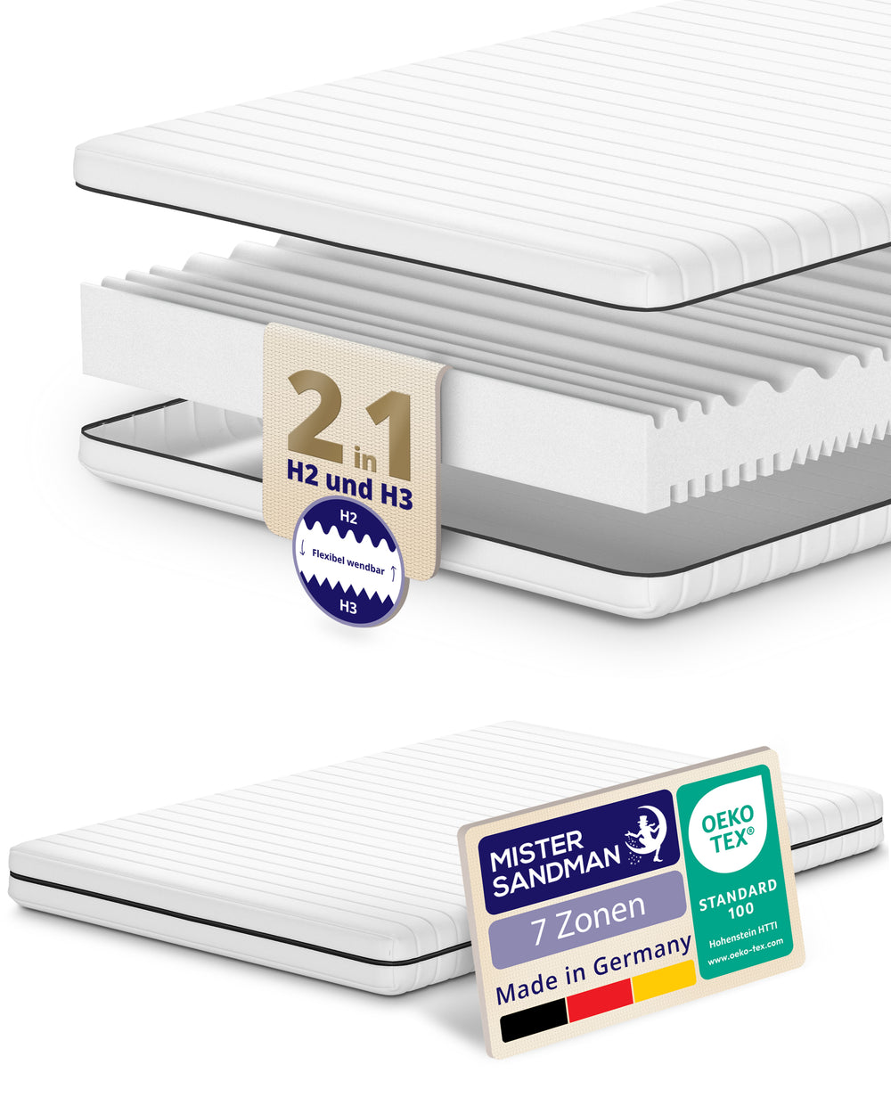 Flip Classic 15 – koudschuimmatras H2/H3 ergonomisch